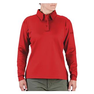 Women's Propper Long Sleeve ICE Polo Red