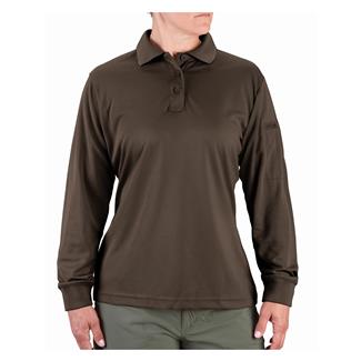 Women's Propper Long Sleeve Uniform Polo Brown