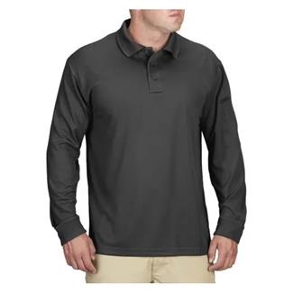 Men's Propper Long Sleeve Uniform Polo Charcoal