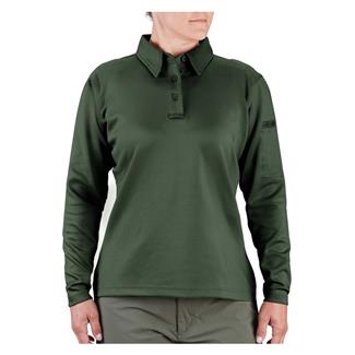 Women's Propper Long Sleeve ICE Polo Dark Green