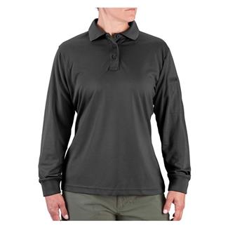 Women's Propper Long Sleeve Uniform Polo Charcoal