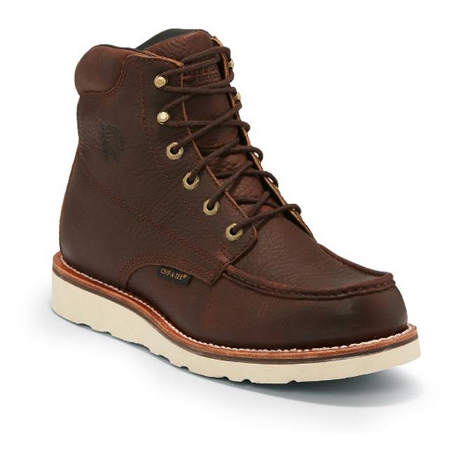 chippewa moc toe work boots