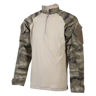 Men's TRU-SPEC Nylon / Cotton BDU Xtreme 1/4 Zip Combat Shirt A-TACS AU-X