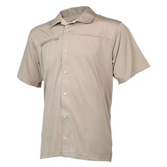 Men's TRU-SPEC 24-7 Series Eco Tec Knit Camp Shirt Silver Tan