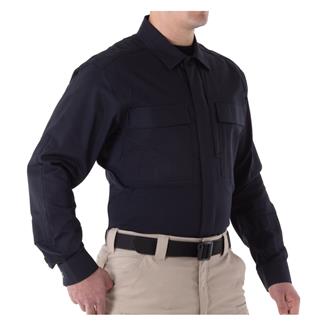 Men's First Tactical V2 Long Sleeve BDU Shirt Midnight Navy