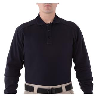 Men's First Tactical Long Sleeve Polo Midnight Navy