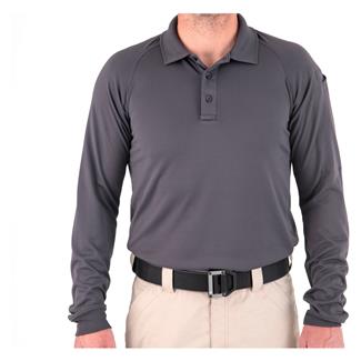 Men's First Tactical Performance Long Sleeve Polo Asphalt