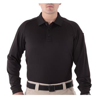 Men's First Tactical Performance Long Sleeve Polo Black