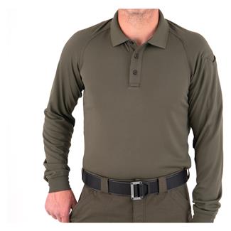 Men's First Tactical Performance Long Sleeve Polo OD Green