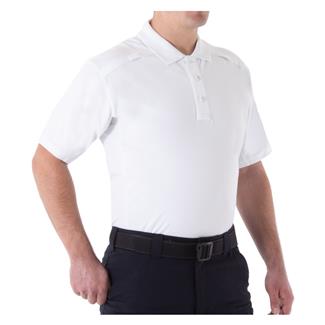 Men's First Tactical Cotton Short Sleeve Polo White
