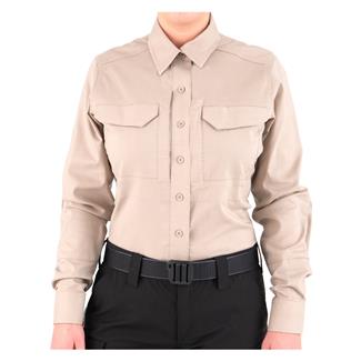 Women's First Tactical V2 Long Sleeve Tactical Shirt Khaki