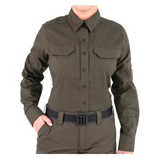 Women's First Tactical V2 Long Sleeve Tactical Shirt OD Green
