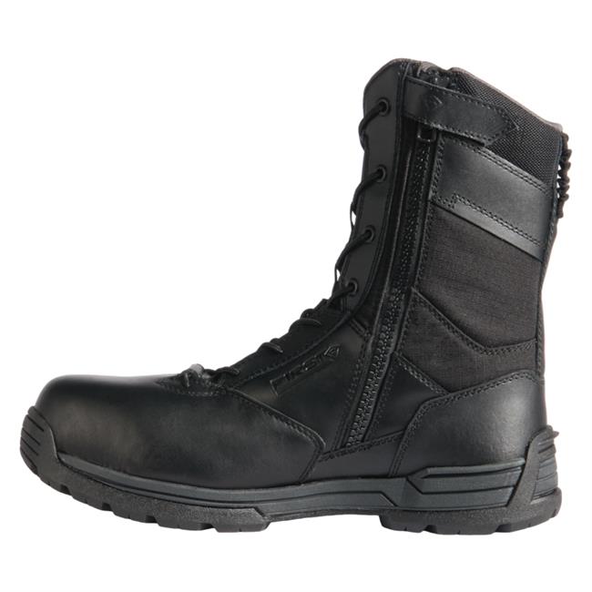 side zip composite toe work boots