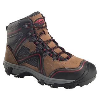 Men's Avenger 6" Crosscut Steel Toe Waterproof Boots Brown