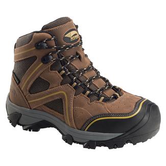 Women's Avenger 6" Crosscut Leather Steel Toe Waterproof Boots Brown