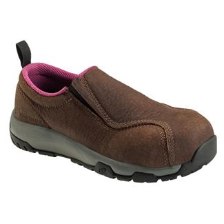 Women's Nautilus ESD Slip On Composite Toe Brown