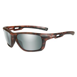 Wiley X Aspect Matte Demi (frame) - Polarized Green Platinum Flash (lens)