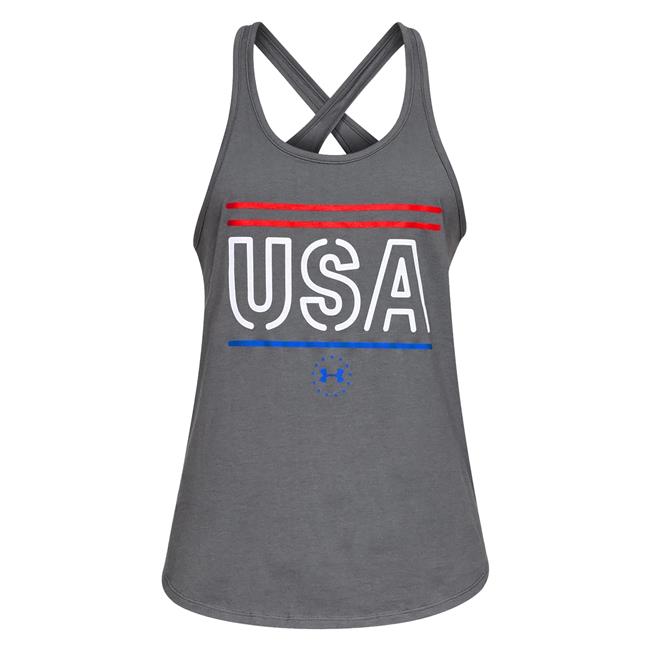 Women's Under Armour Freedom USA Tank | Tactical Gear Superstore ...