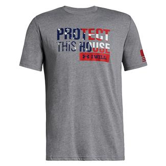 Men's Under Armour Freedom Protect This House T-Shirt Steel Light Heather