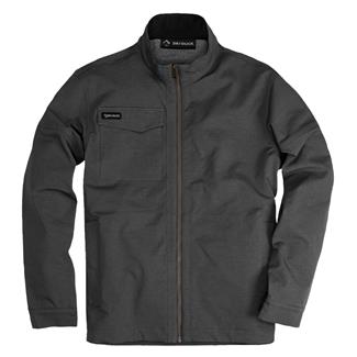 Men's DRI DUCK Ace Woven Knit Soft Shell Jacket Charcoal