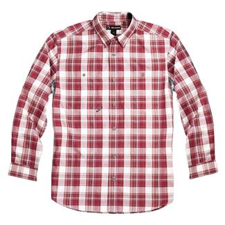 Men's DRI DUCK Highridge Plaid Shirt Red / White