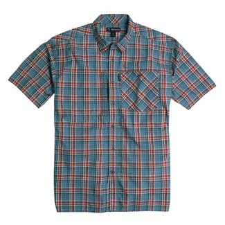 Men's DRI DUCK Hometown Plaid Shirt Blue / Red