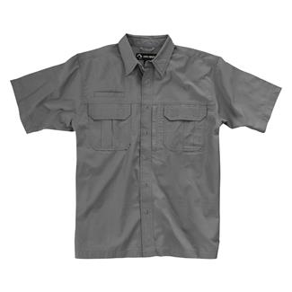 Men's DRI DUCK Utility Short Sleeve Work Shirt Gunmetal