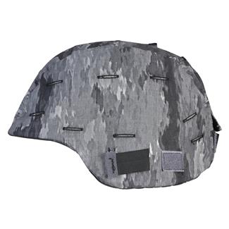 TRU-SPEC Nylon / Cotton Ripstop MICH Helmet Cover A-TACS GHOST