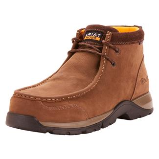 Men's Ariat Edge LTE MOC Composite Toe Boots Dark Brown
