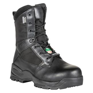 Men's 5.11 8" ATAC 2.0 Shield Carbon Toe Side-Zip Waterproof Boots Black