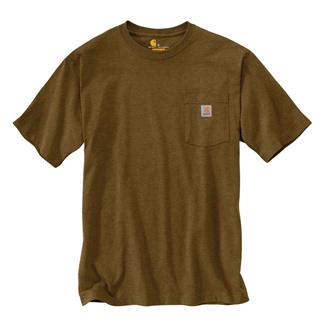 Men's Carhartt Workwear Pocket T-Shirt Oiled Walnut Heather