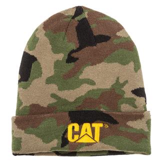 CAT Trademark Cuff Beanie Woodland Camo