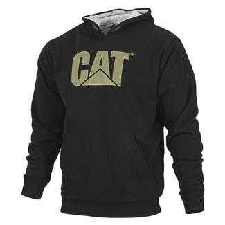 Men's CAT Trademark Lined Hoodie Black