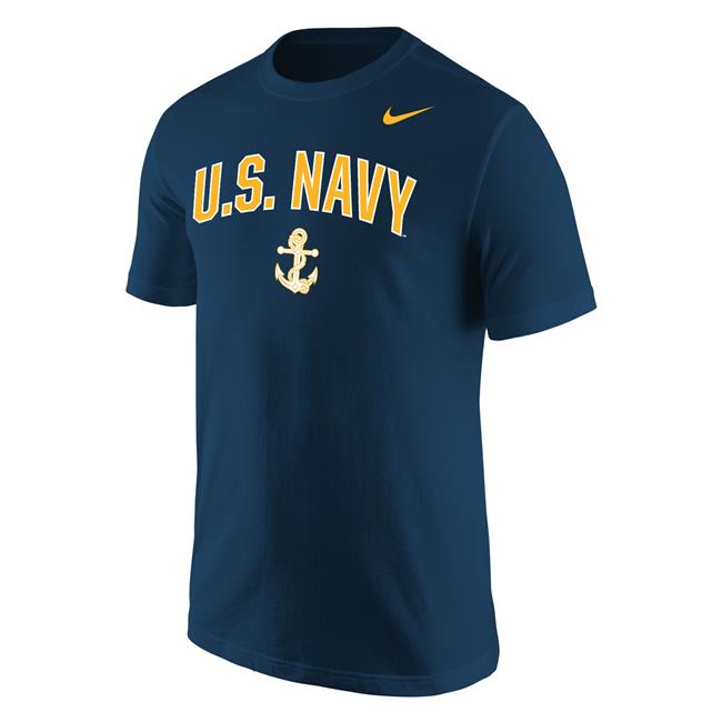 Men's NIKE Navy Athletic T-Shirt | Tactical Gear Superstore ...