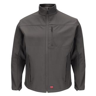 Men's Red Kap Deluxe Soft Shell Jacket Charcoal