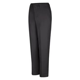 Women's Red Kap Elastic Insert Work Pants Black