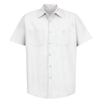Men's Red Kap Industrial Solid Work Shirt White