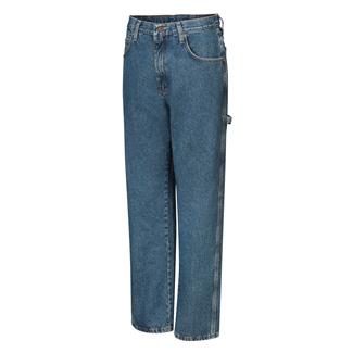 Men's Red Kap Loose Fit Carpenter Jeans Stonewash