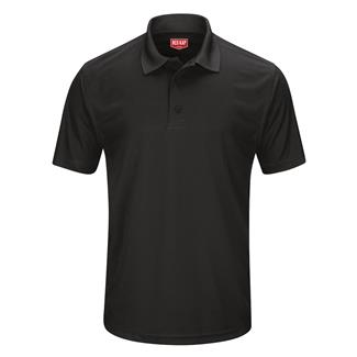 Men's Red Kap Performance Knit Core Polo Black