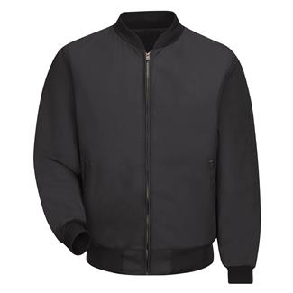 Men's Red Kap Perma Lined Solid Team Jacket Black