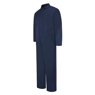 Men's Red Kap Snap Front Cotton Coveralls Navy