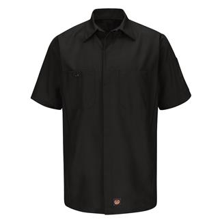 Men's Red Kap Solid Crew Shirt Black