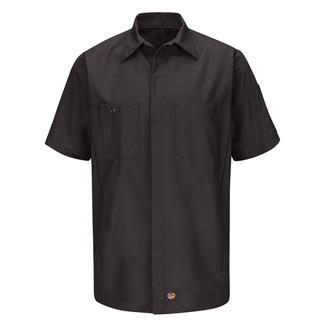 Men's Red Kap Solid Crew Shirt Charcoal