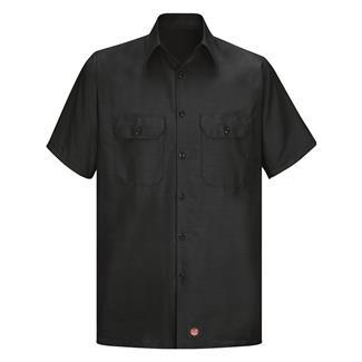Men's Red Kap Solid Ripstop Shirt Black