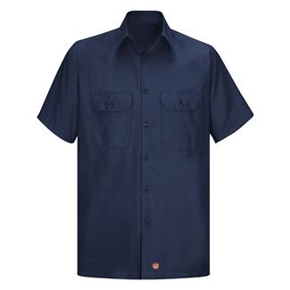 Men's Red Kap Solid Ripstop Shirt Navy