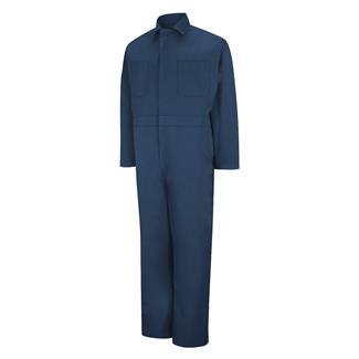 Men's Red Kap Twill Action-Back Coveralls Navy