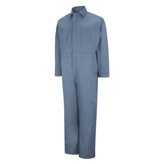 Men's Red Kap Twill Action-Back Coveralls Postman Blue