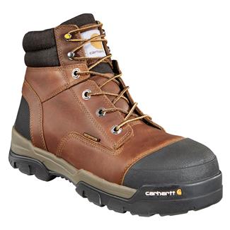 Men's Carhartt 6" Ground Force Composite Toe Waterproof Boots Peanut Oil / Tan