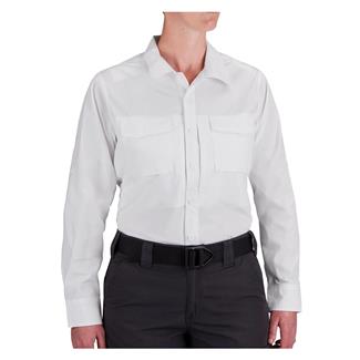 Women's Propper Long Sleeve REVTAC Shirt White