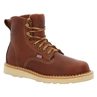 Men's Georgia USA Wedge Boots Brown